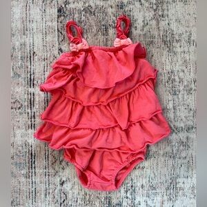 Cherokee Pink Ruffled Matching Set for Playful Days